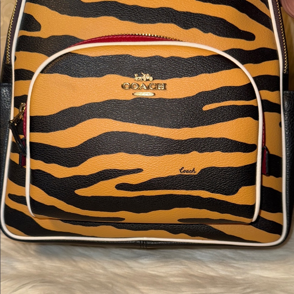 Coach Lunar New Year Tiger Court Backpack C - Picture 10 of 17